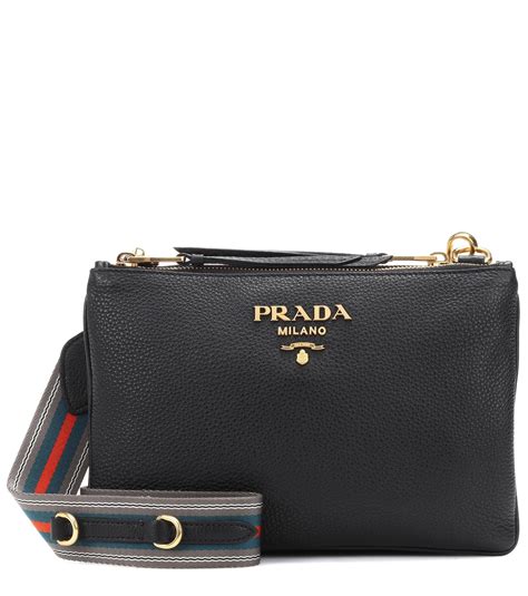 prada black leather handbag purse br4009|prada crossbody purse.